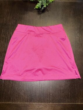 Lady Hagen Hot Pink Athletic Skort with Chevron Texture